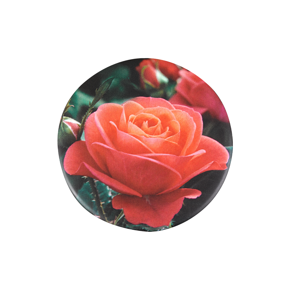 Memori-Button – Rose lachs (0837)